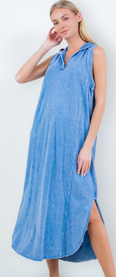 On To The Next One Hooded Dress - 3 Colors!