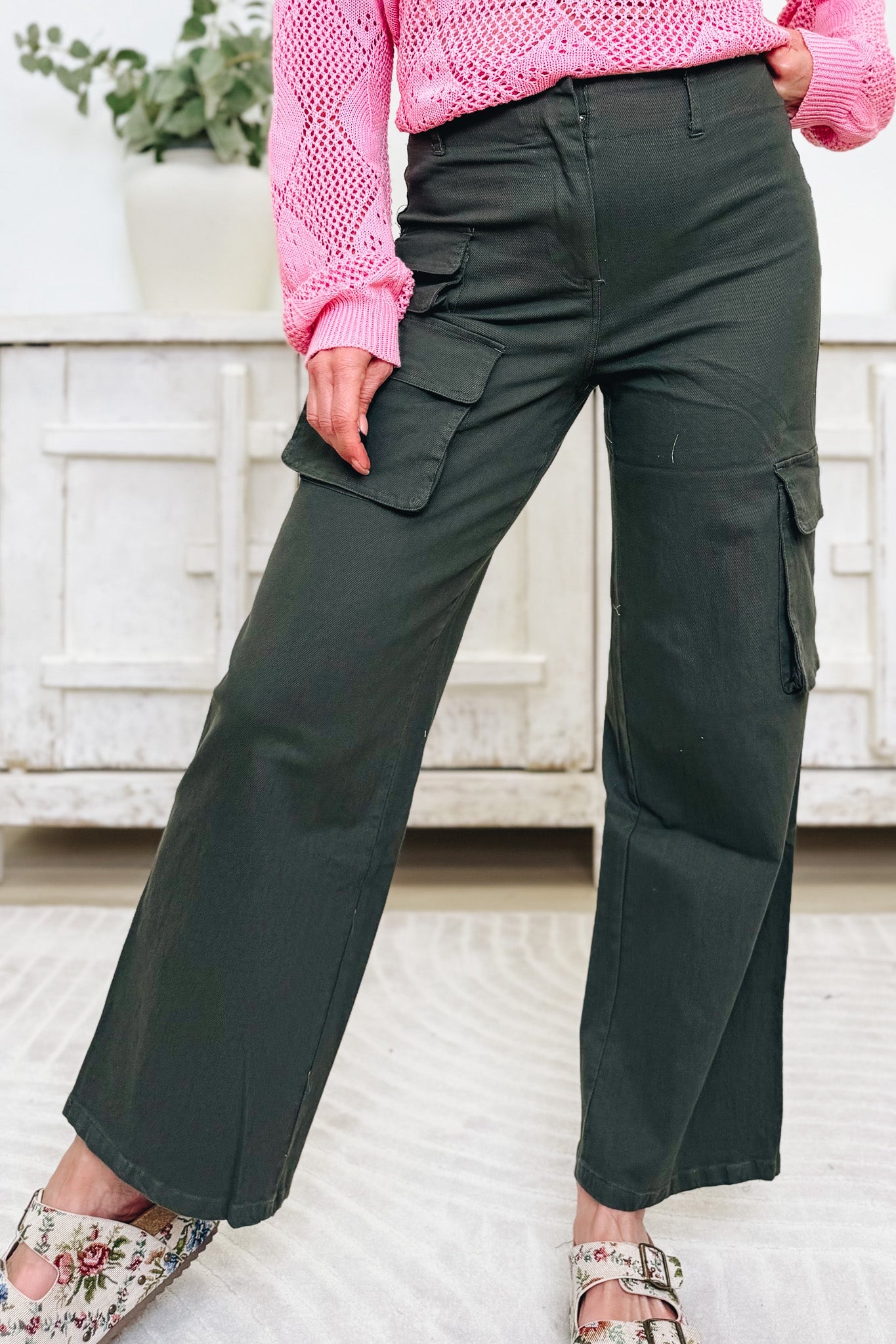 The Top Pick Cargo Pants- 2 Colors!