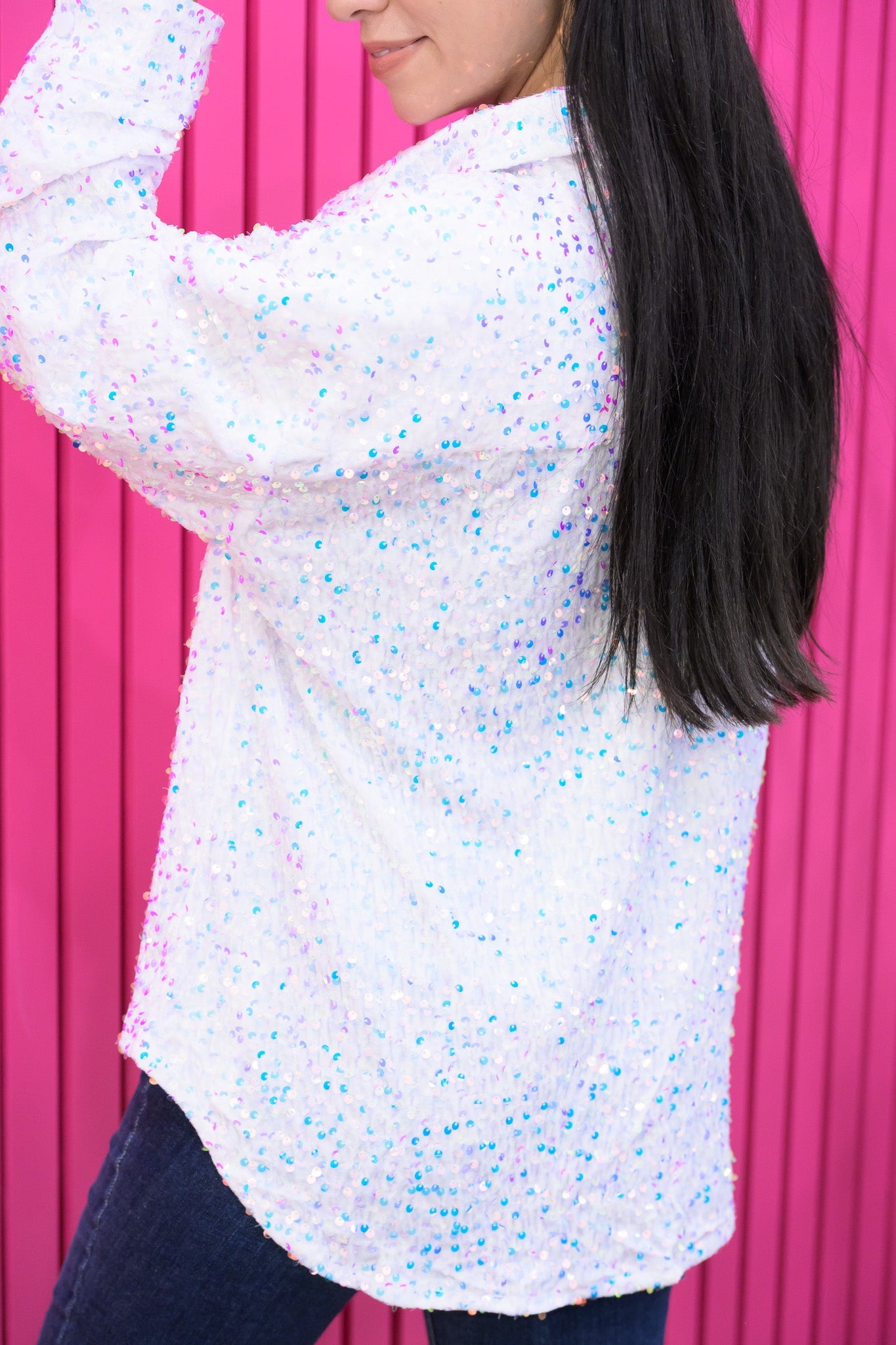 Shine Bright Like A Diamond Top - 2 Colors!