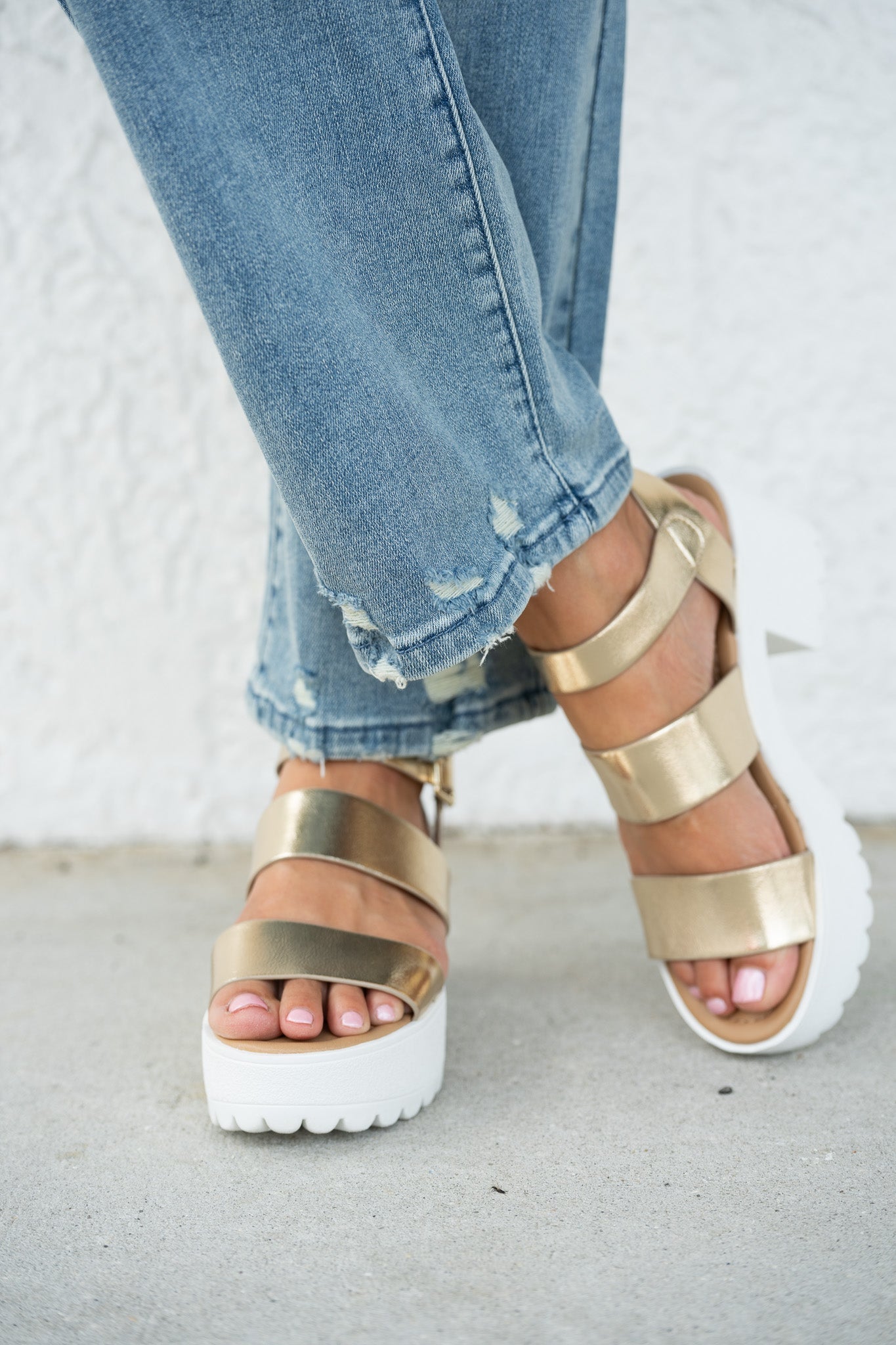 Judy Blue Lovin On Me Mid Rise Distressed Straight Jeans