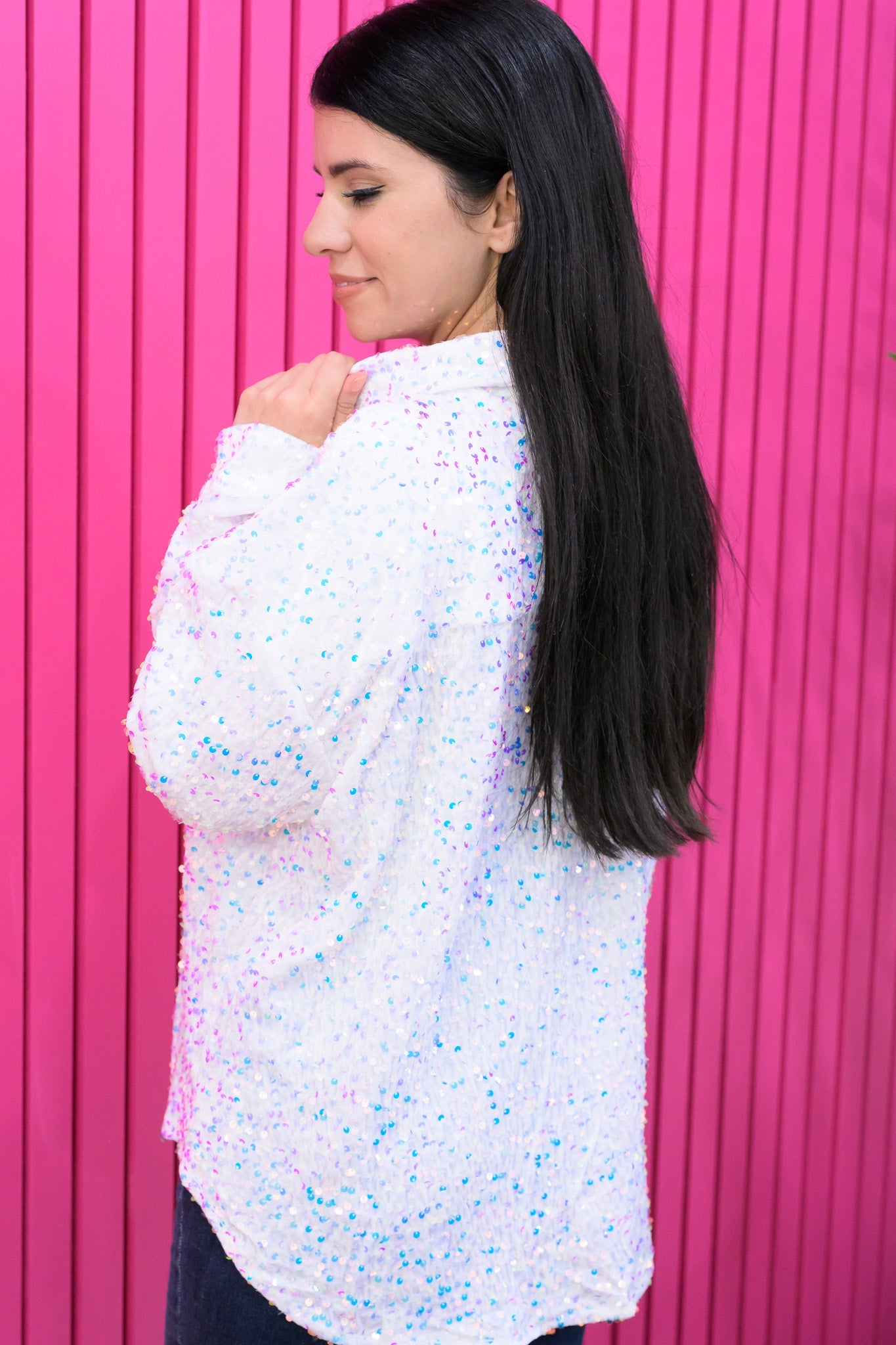Shine Bright Like A Diamond Top - 2 Colors!