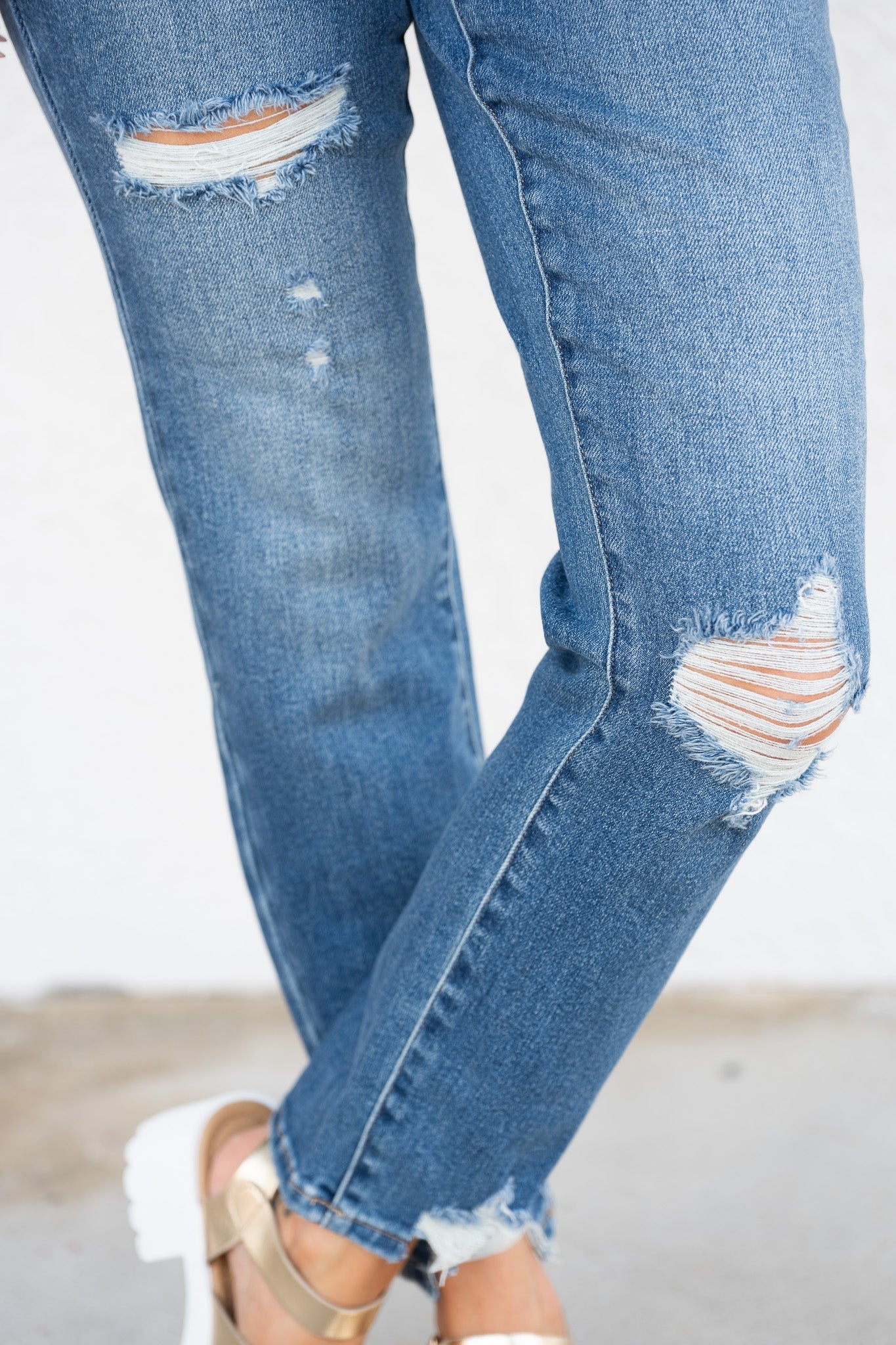Judy Blue Queen Of My Heart High Rise Boyfriend Jeans *JB