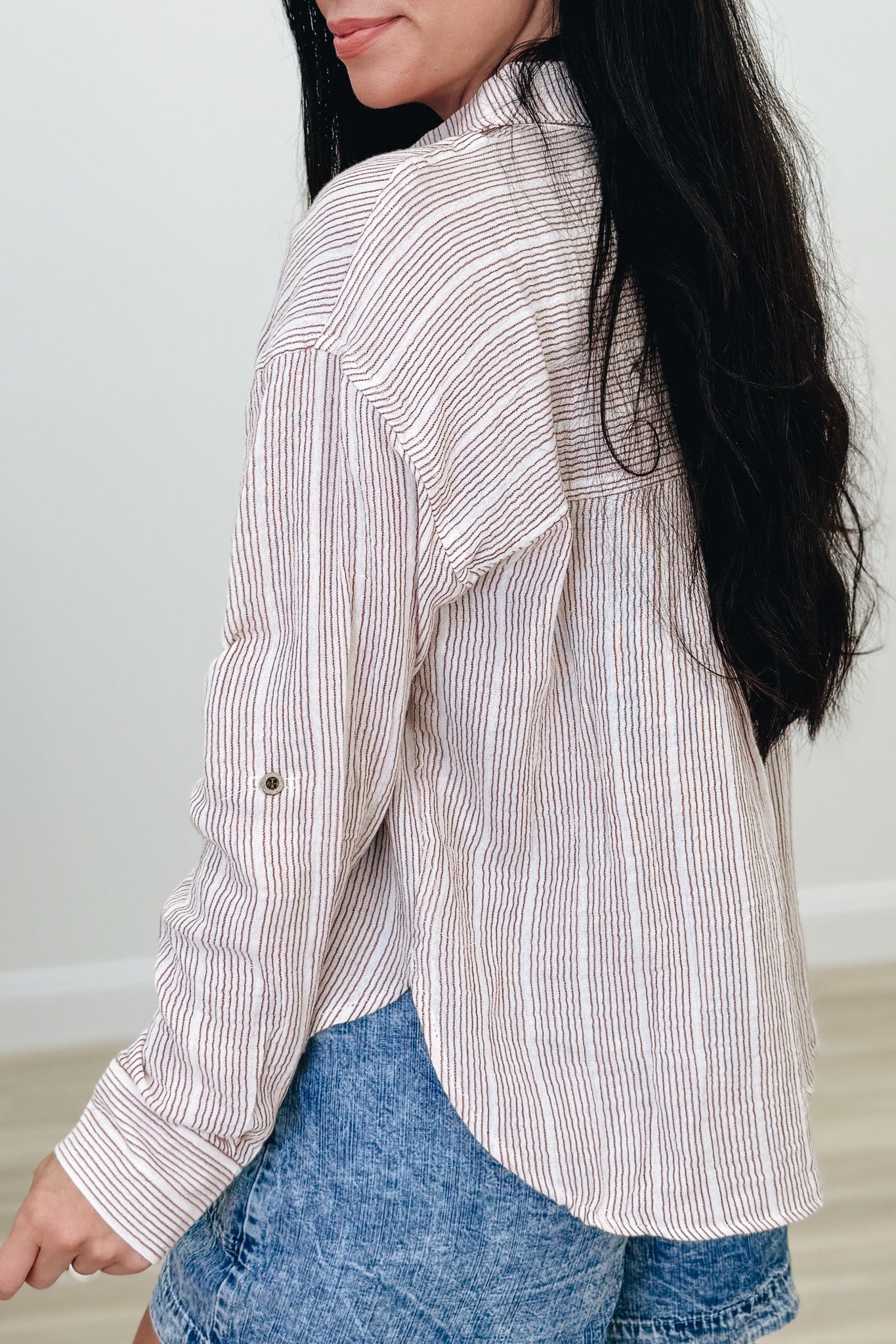 The Fresh Start Button Down Top - 2 Colors!