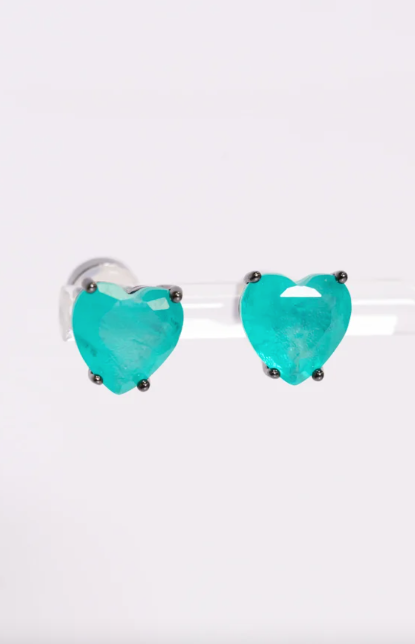 Emerald Love Earrings - 2 Colors!
