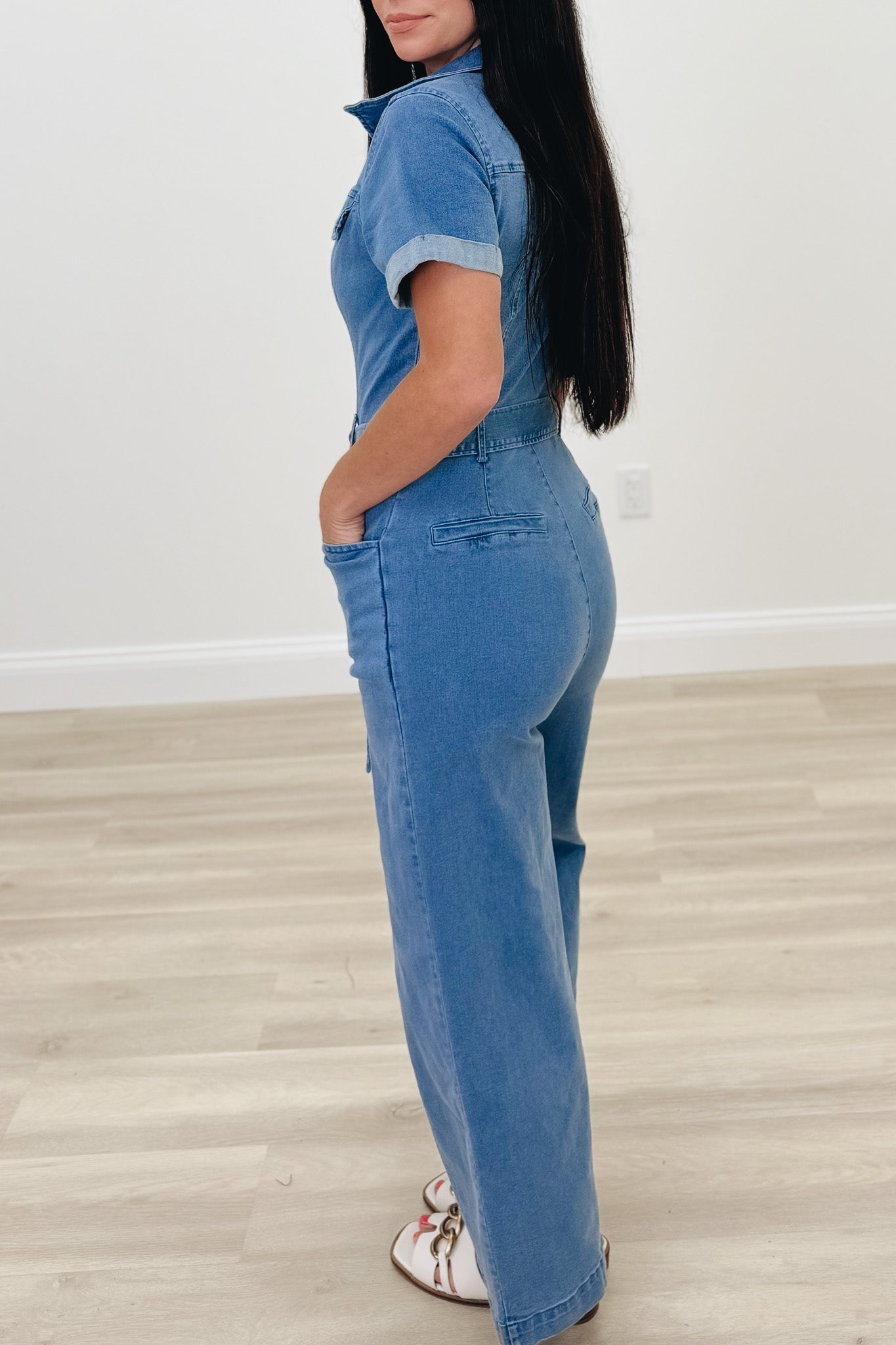 Easy Blues Denim Jumpsuit