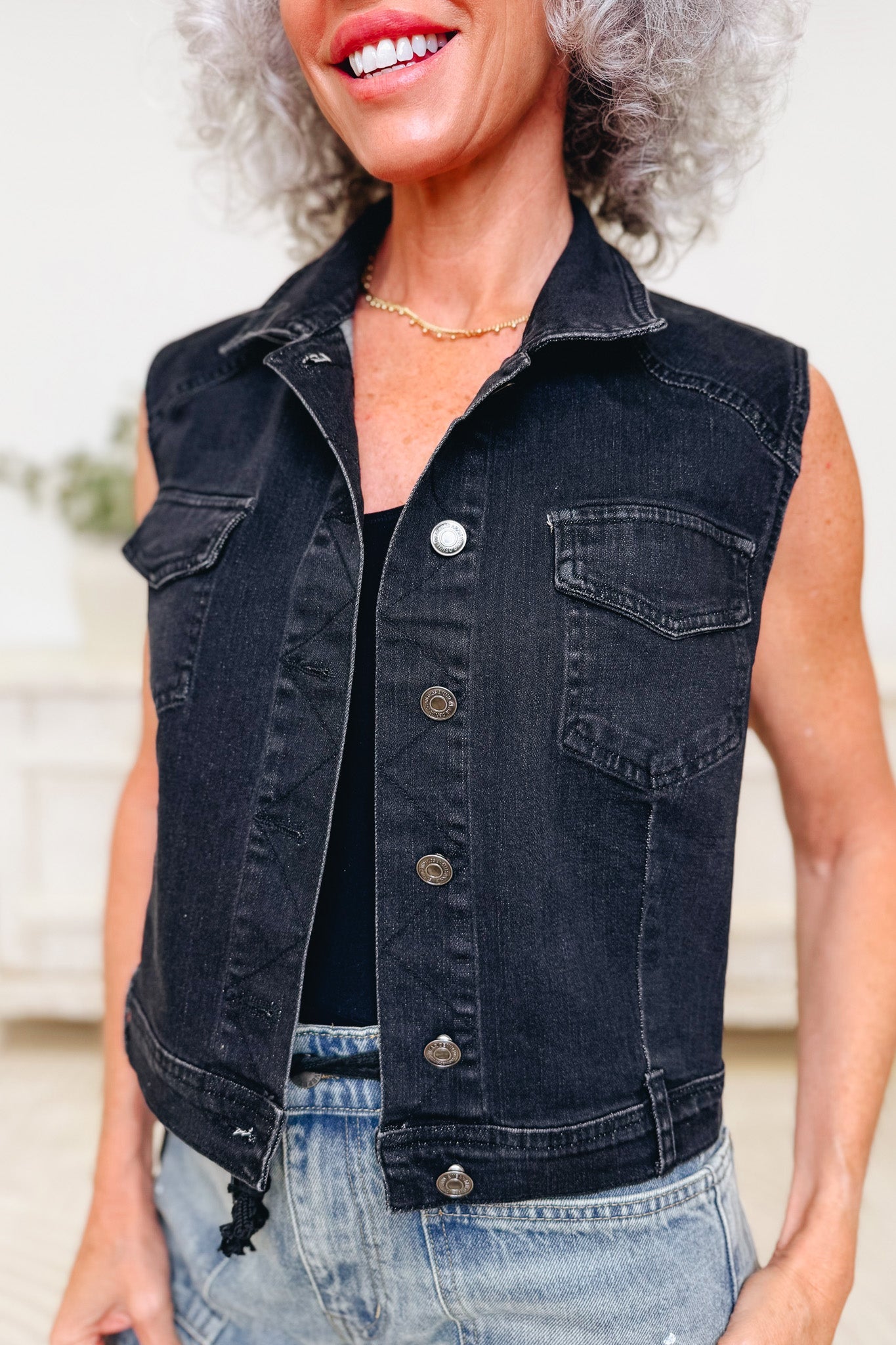 Every Part Of You Denim Vest - 2 Colors!