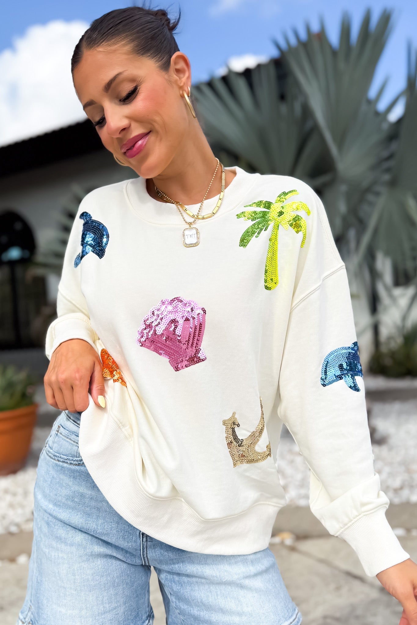 Ocean Bliss Pullover Top