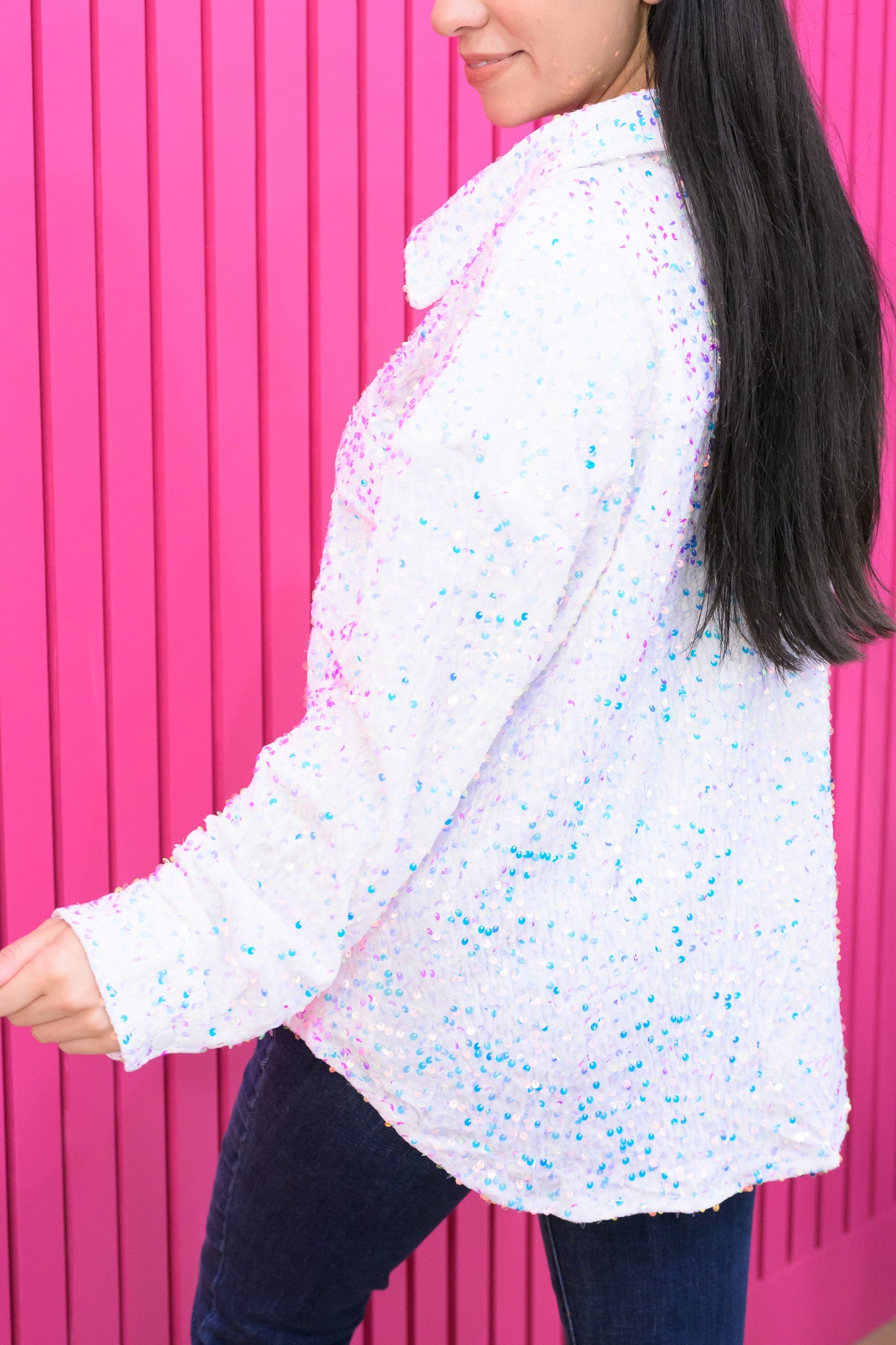 Shine Bright Like A Diamond Top - 2 Colors!