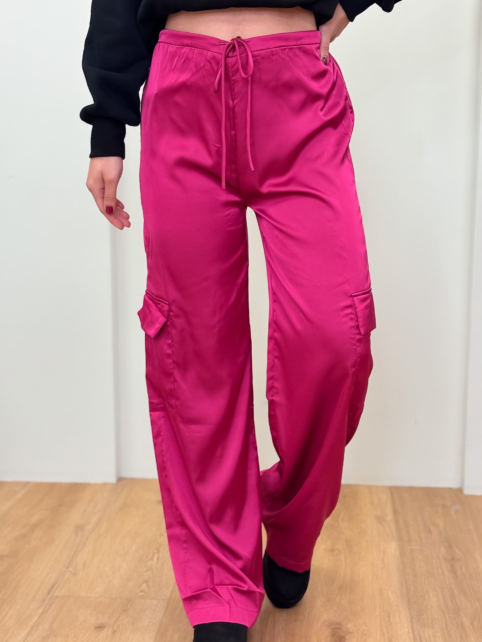 Hot Girl Adjustable Cargo Pants