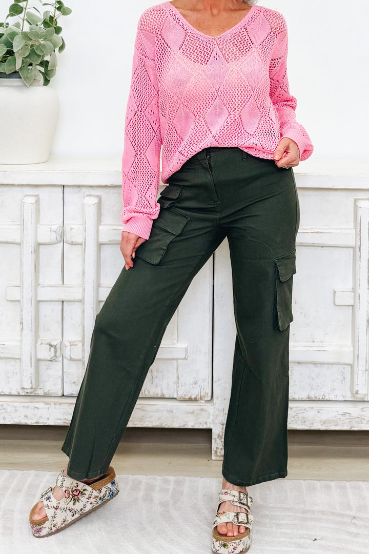 The Top Pick Cargo Pants- 2 Colors!