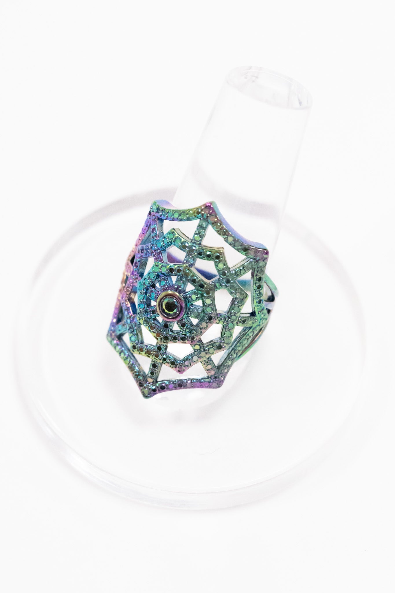 Glam Web Ring - 2 Colors!