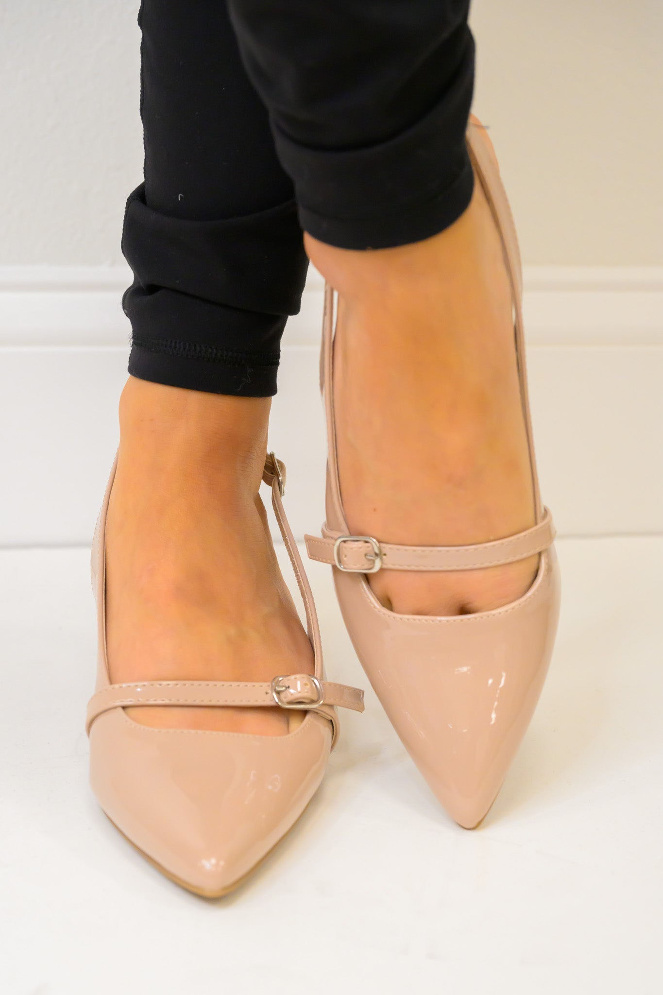 MIA Sauraa Heels - Nude Patten