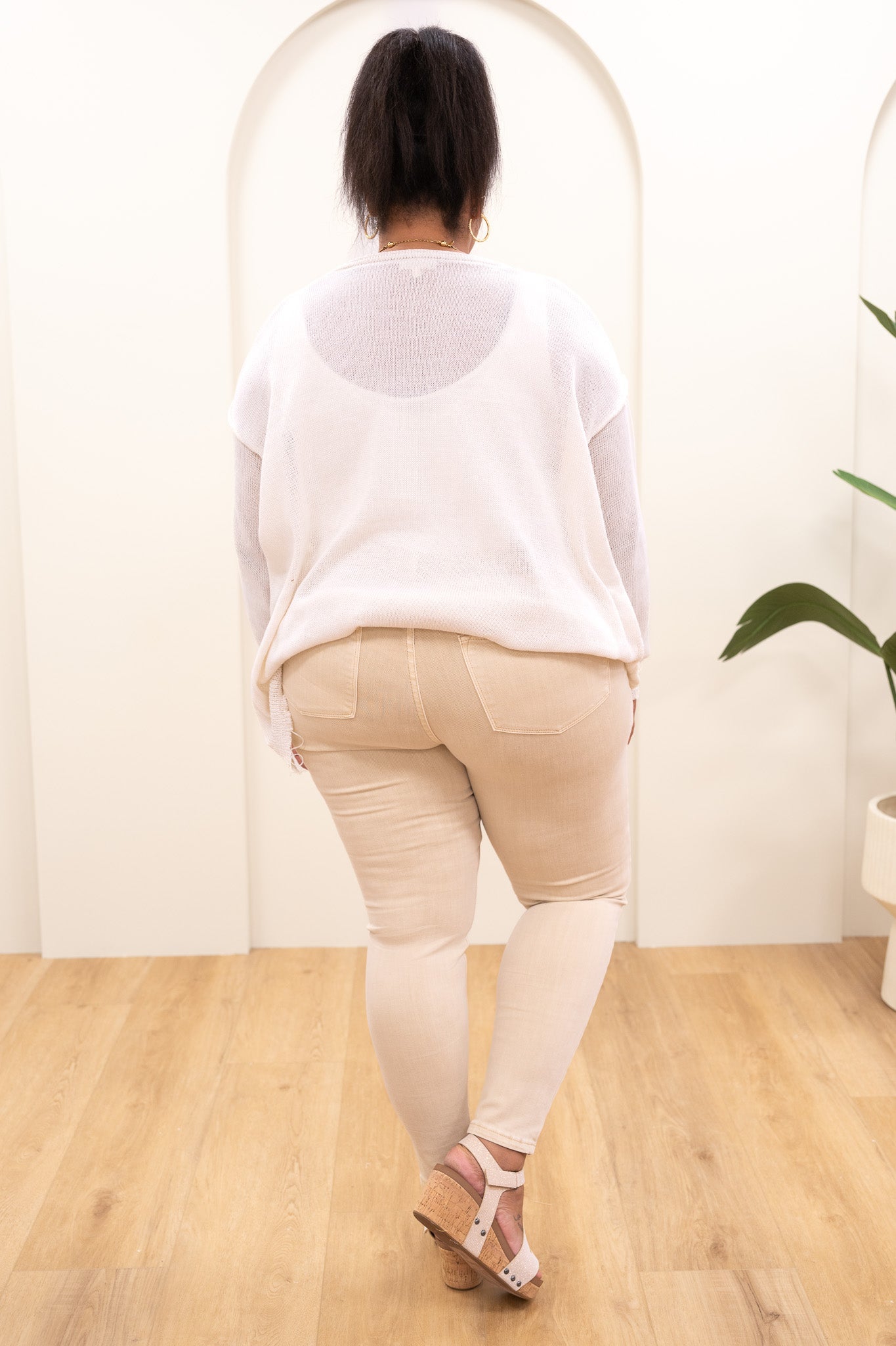 Judy Blue Cool Whip High Rise Garment Dyed Tummy Control Skinny Jeans