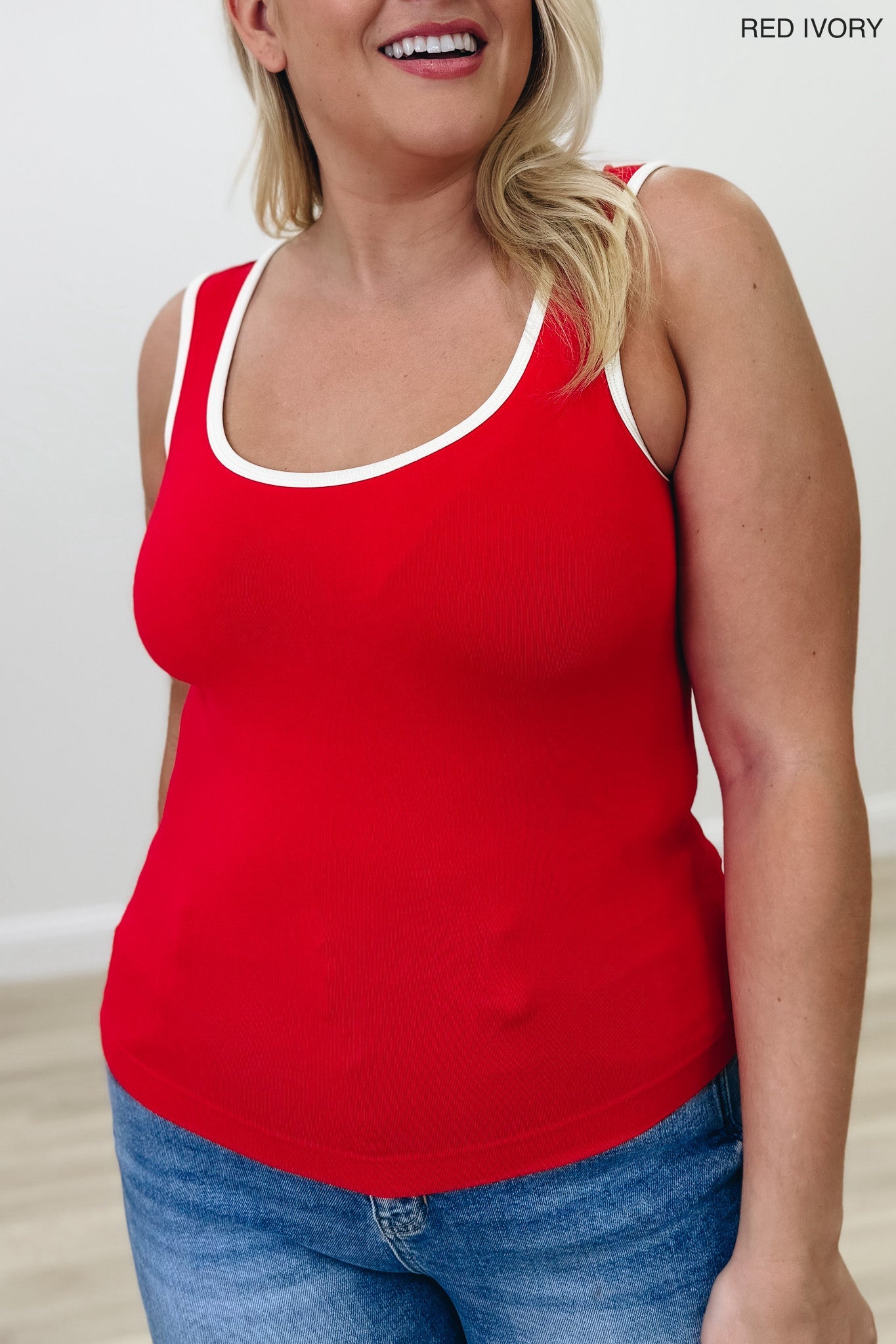 Like A Glove Two Tone Seamless Tank - 15 Colors!