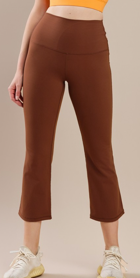 Seize The Day Flare Yoga Capri Leggings - 4 Colors!