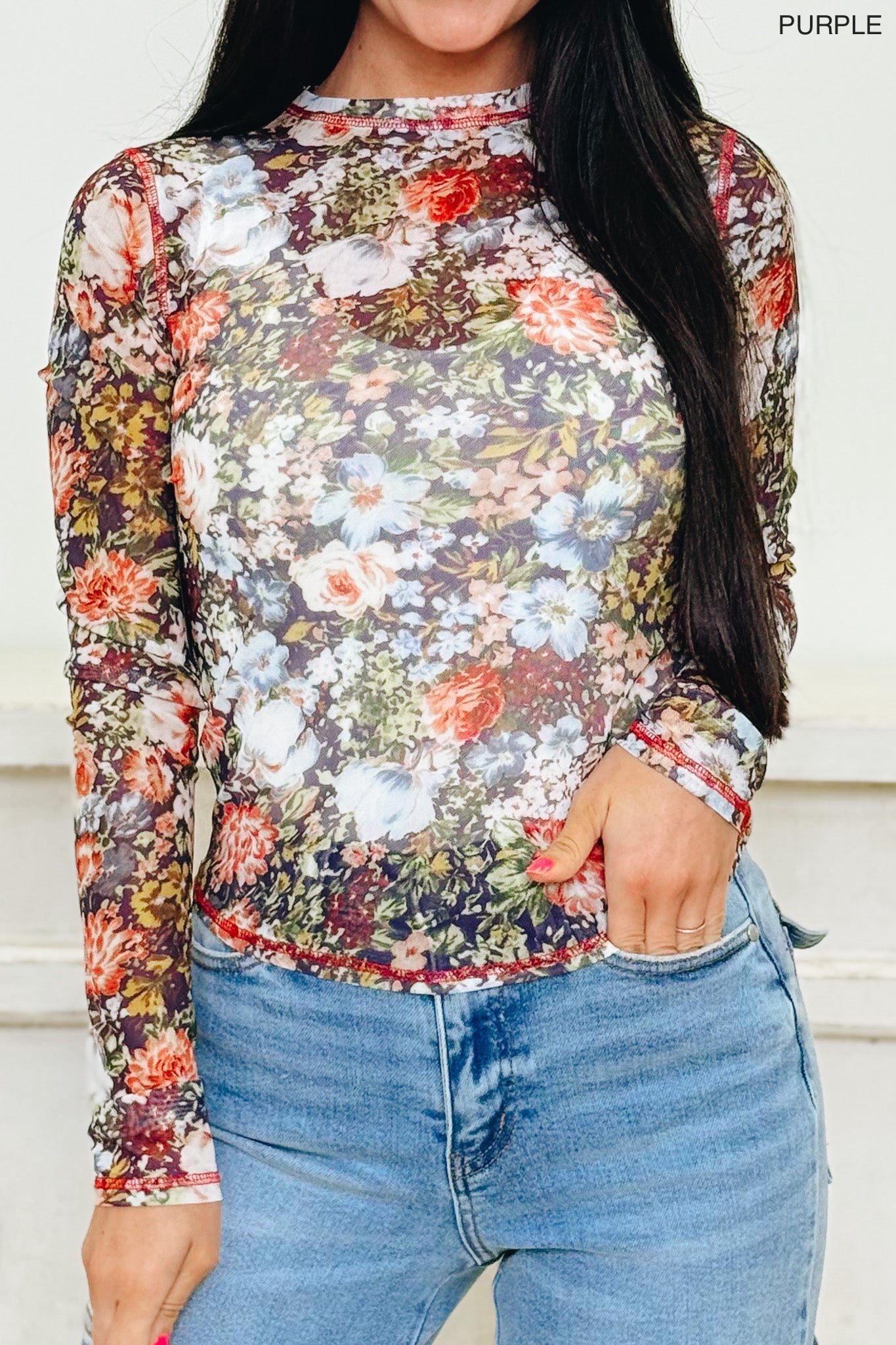 Sheer Beauty Top - 2 Colors!
