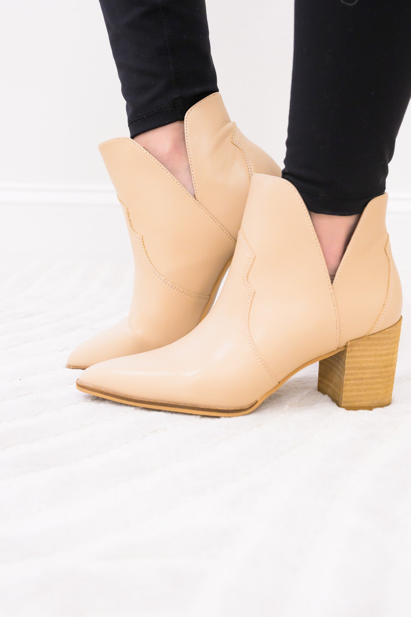 Brooklyn Western Ankle Booties - 2 Colors!