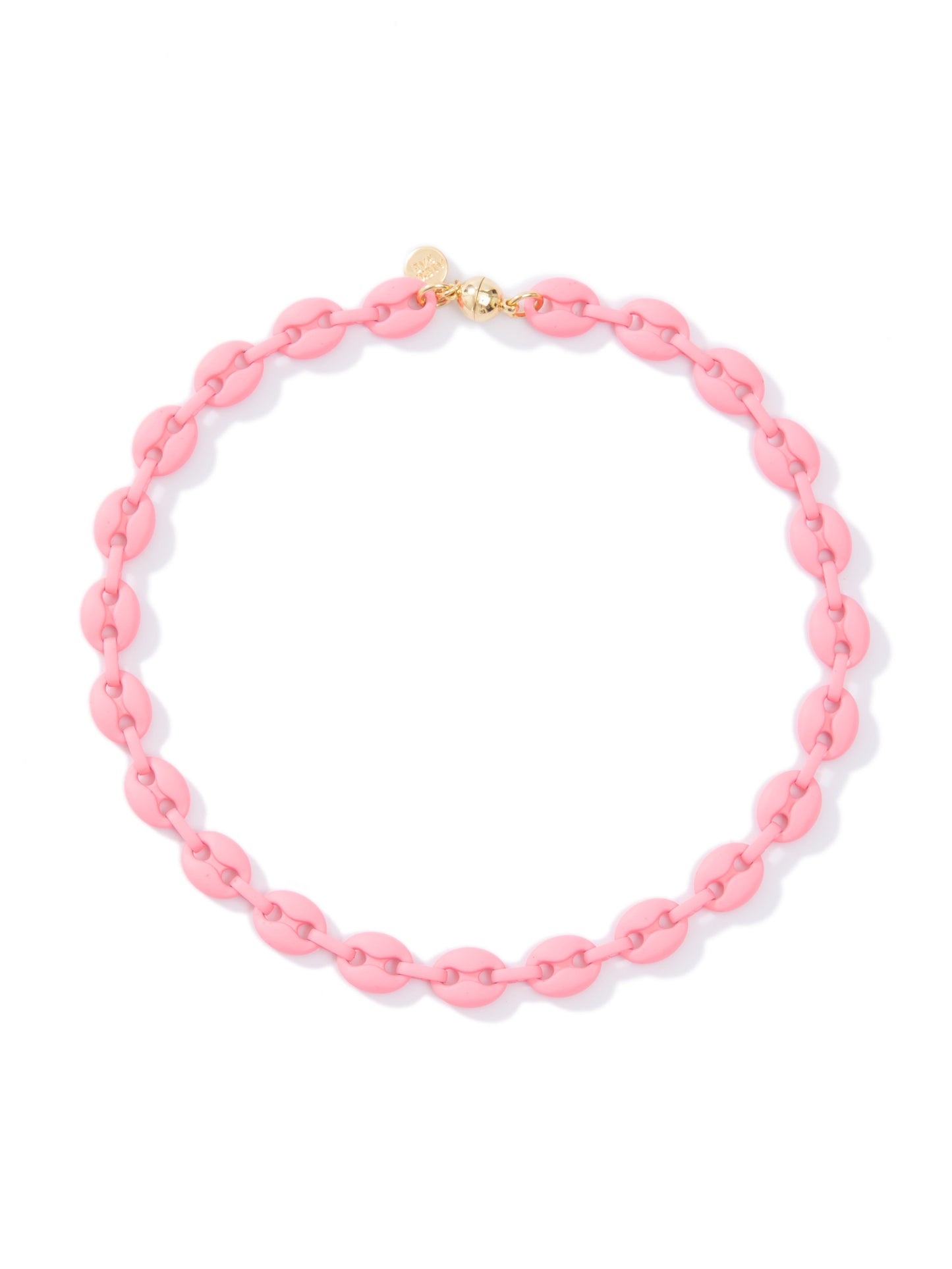 Alaia Necklace - Matte BAR Babe Pink