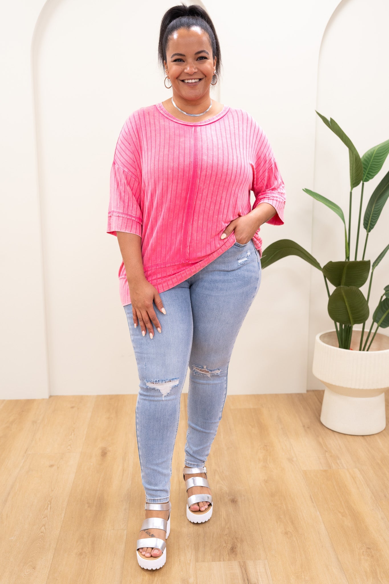 Judy Blue Bend And Snatch Mid Rise Tummy Control Destroy Skinny Jeans