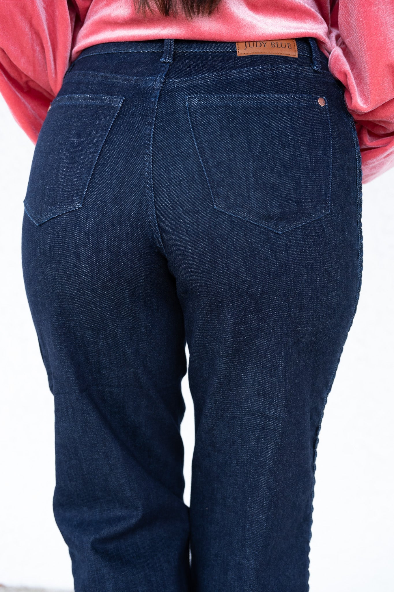 Weave With It By Judy Blue - High Rise Crop Wide Leg Jeans