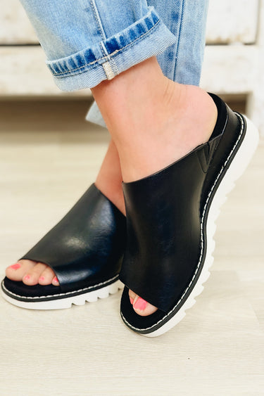 Expand Sandal Wedge - Black