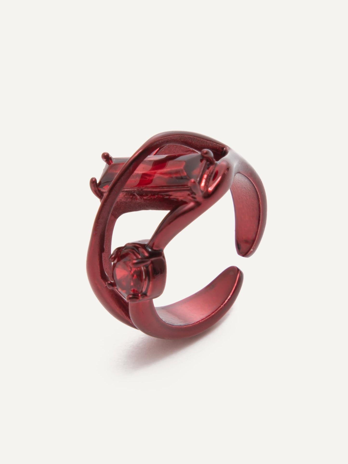 Jupiter Ring - Metallic Merlot