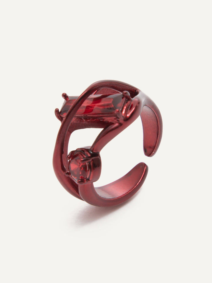 Jupiter Ring - Metallic Merlot