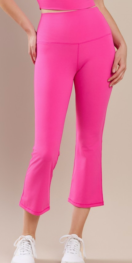 Seize The Day Flare Yoga Capri Leggings - 4 Colors!