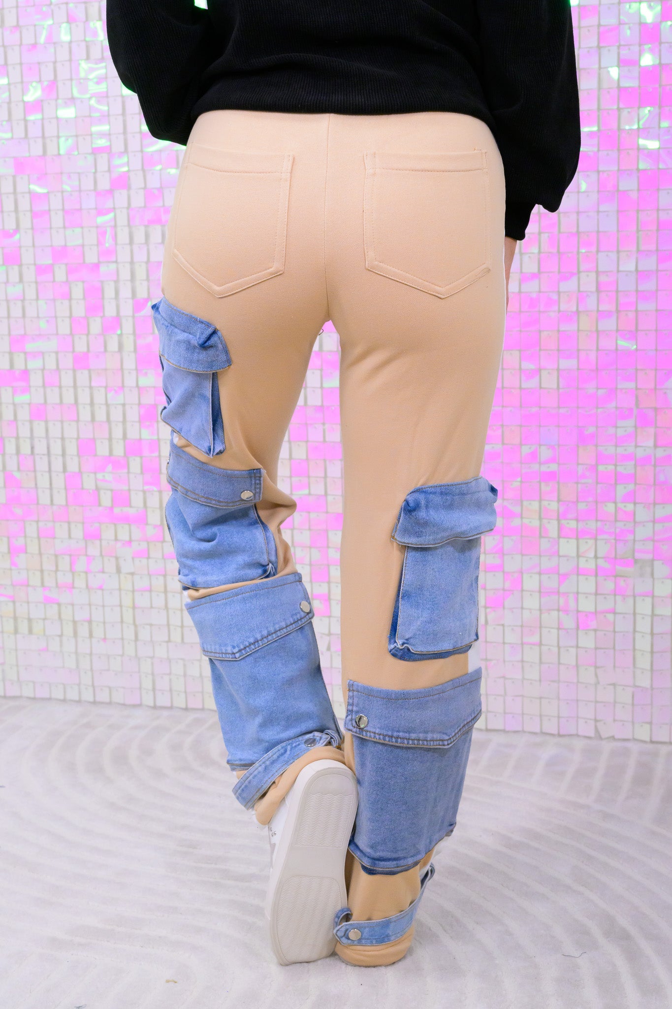 She's A Track Star Wide Leg Cargo Pants