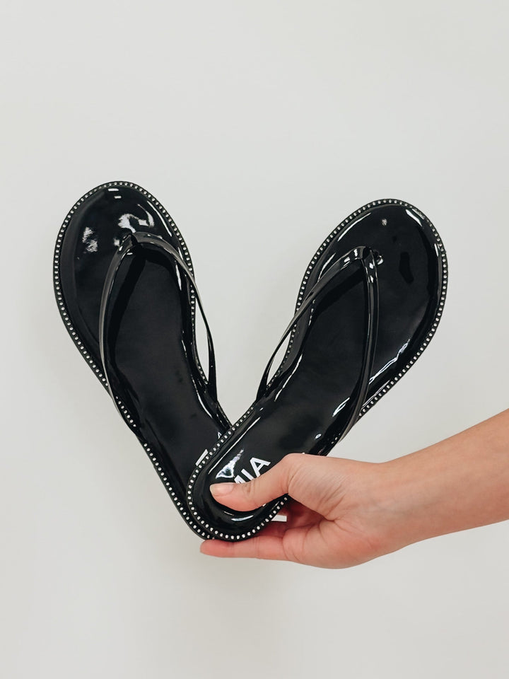 MIA Aster Sandals - Black Patent
