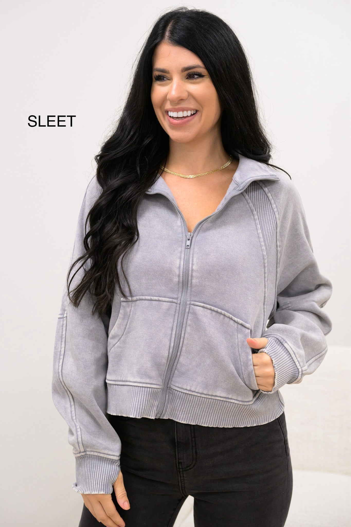 The Lou Zip Up Sweatshirt - 11 Colors!