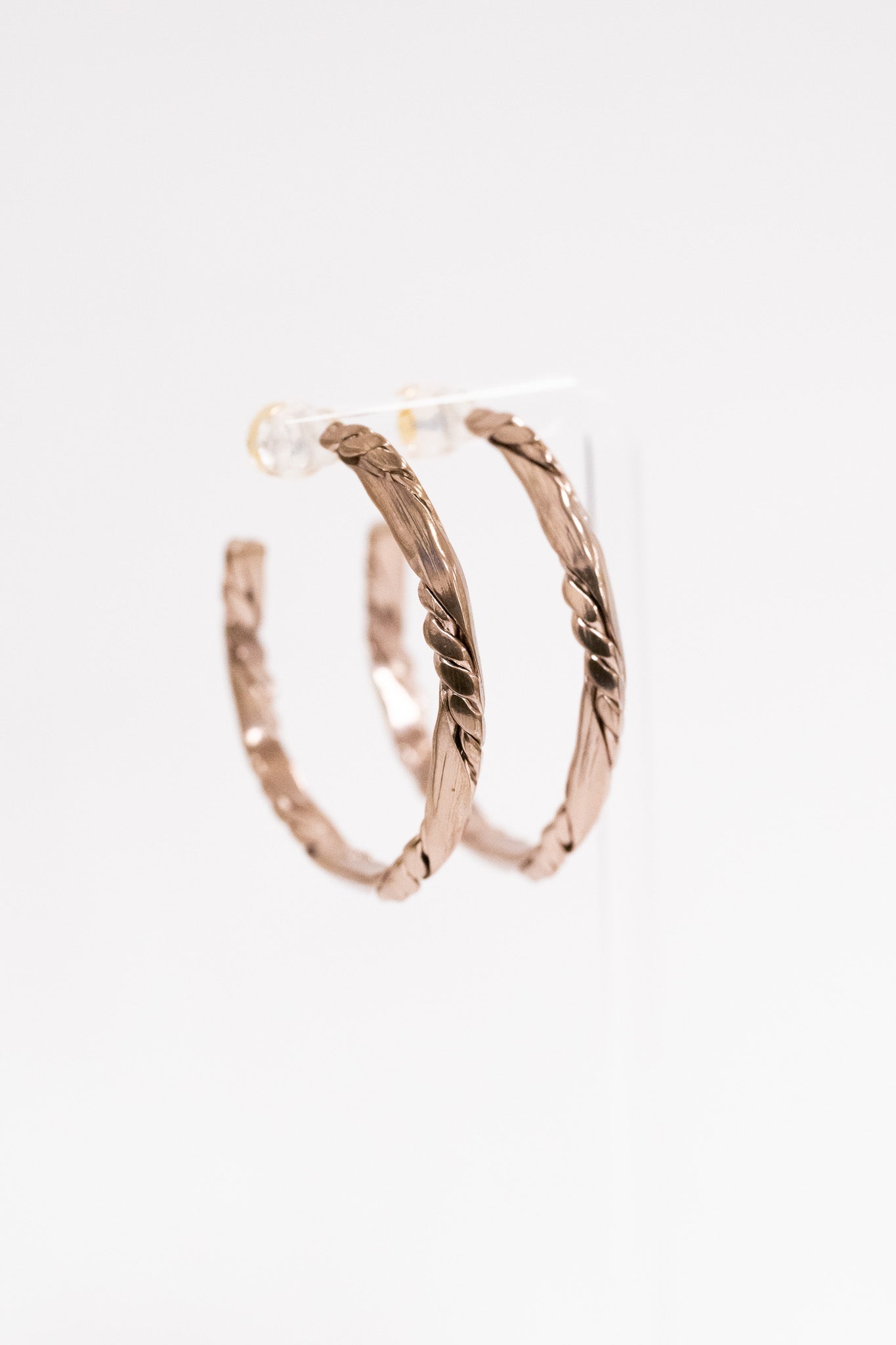 Good Times Earrings - Liquid Metallic Platinum