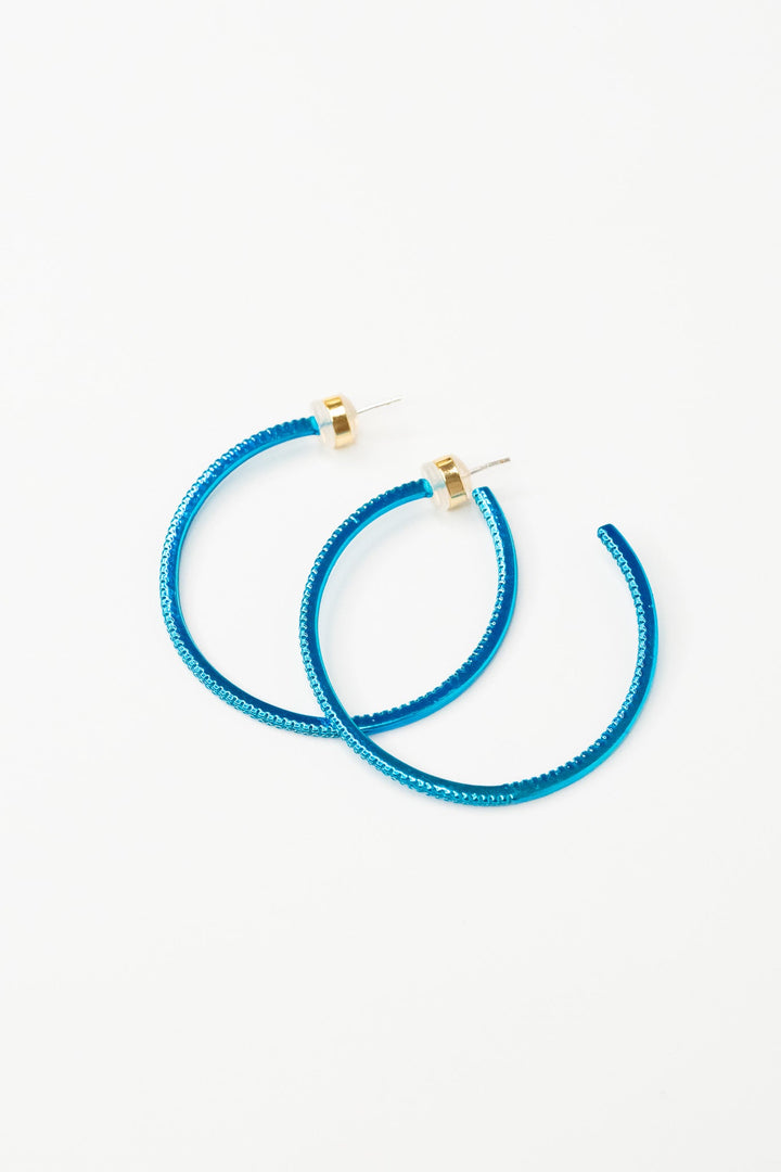 Valentine Earrings - Liquid Metallic Key West