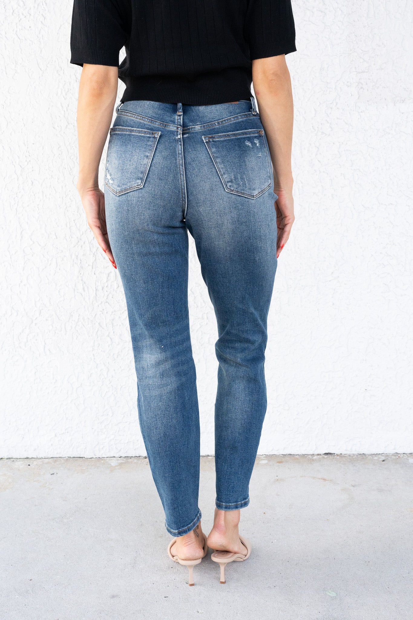 Judy Blue True To You High Rise Tummy Control Slim Fit Jeans