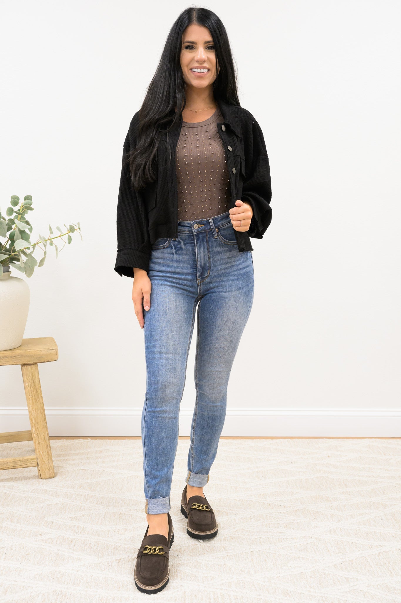 Moving On Up By Judy Blue - High Rise Tummy Control Vintage Skinny Jeans