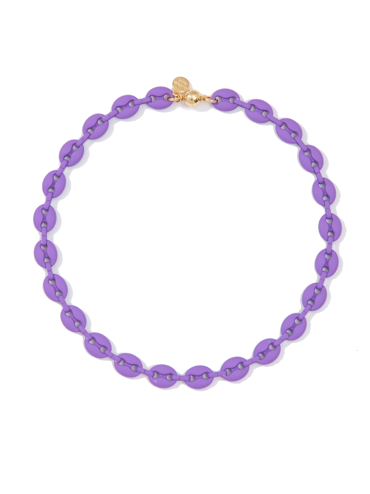 Alaia Necklace - Matte Electric Purple