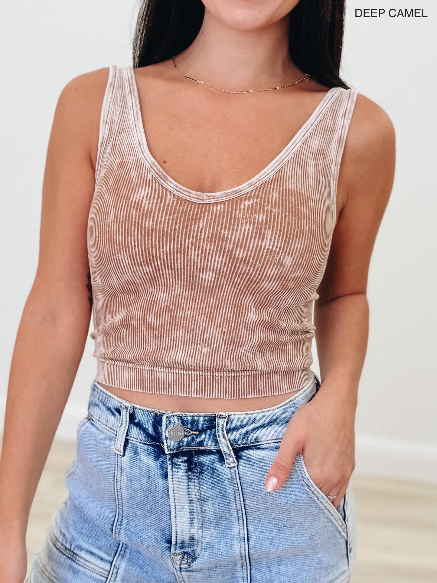 Bare Bliss Reversible Ribbed Seamless Tank Top - 11 Colors!