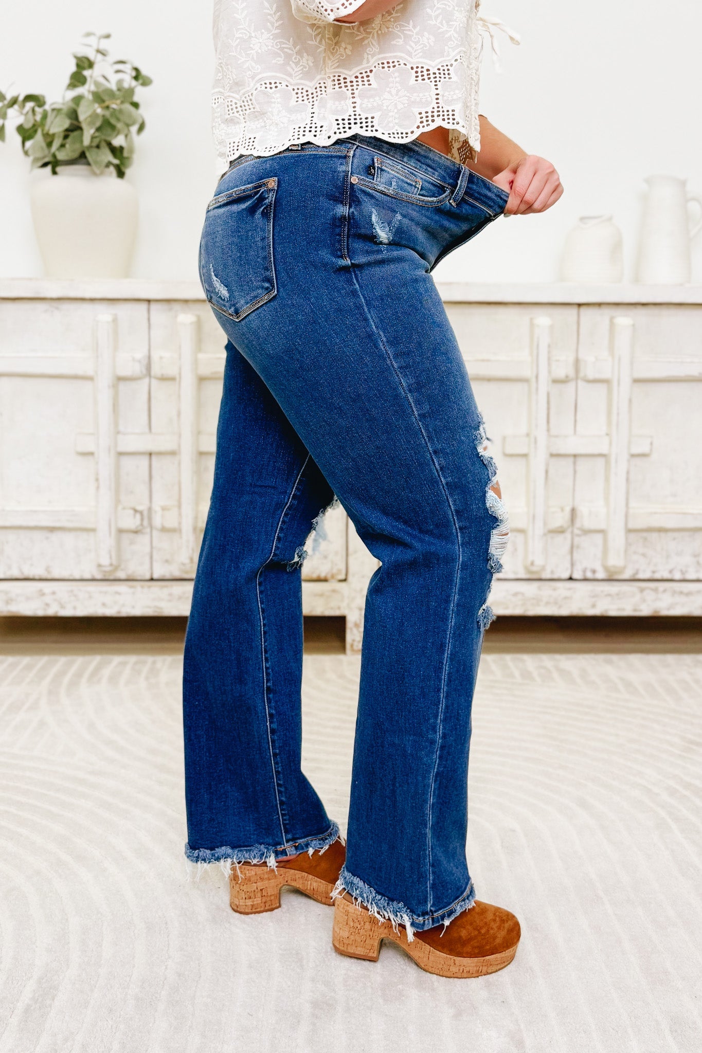 Forever Young By Judy Blue - Mid Rise Relaxed Jeans