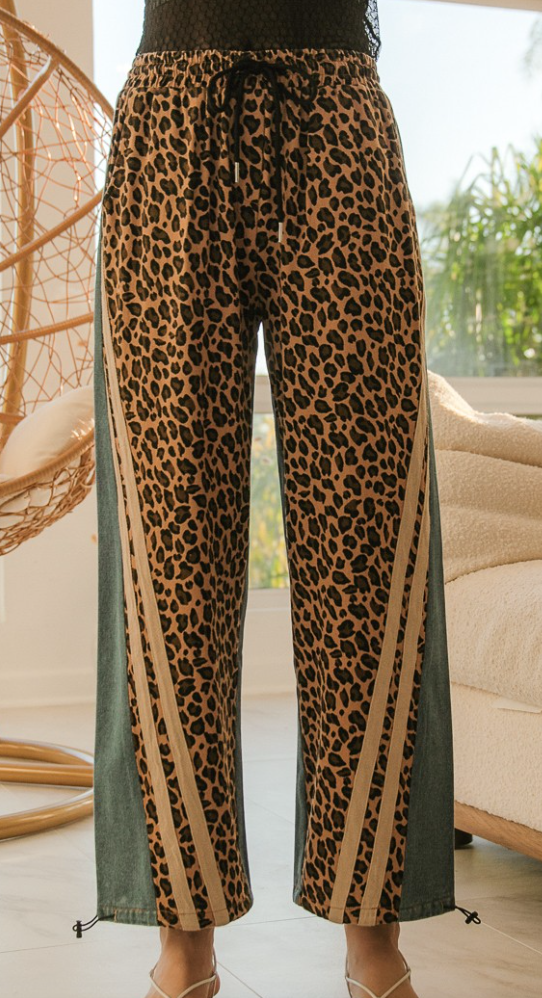 On The Trail Leopard Jogger Pants - 2 Colors!