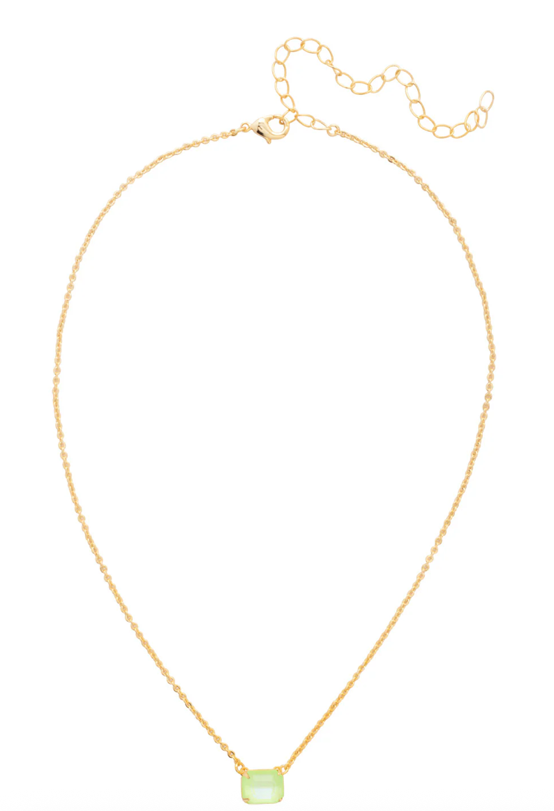 Sorrelli Octavia Single Crystal Pendant Necklace - Multiple Colors!
