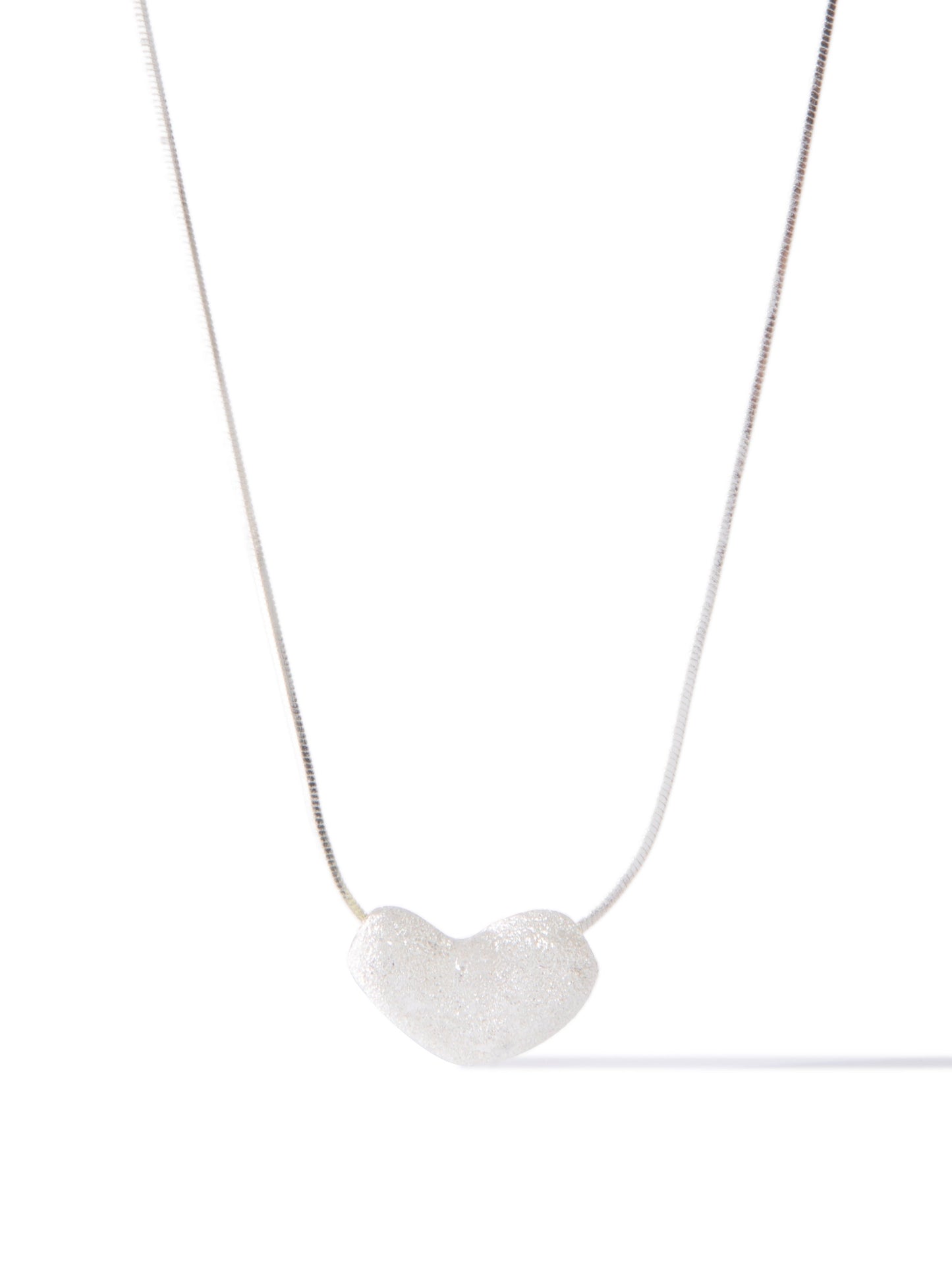 Take Me Away Necklace - Liquid Metallic Pearl White