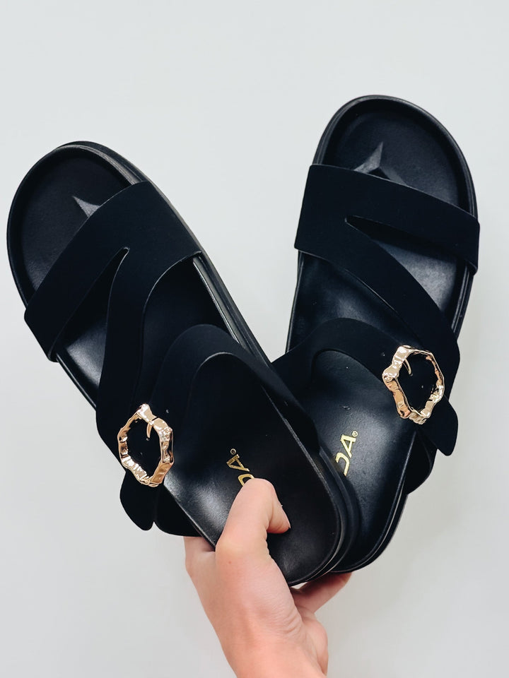 The Astrid Sandals - Black