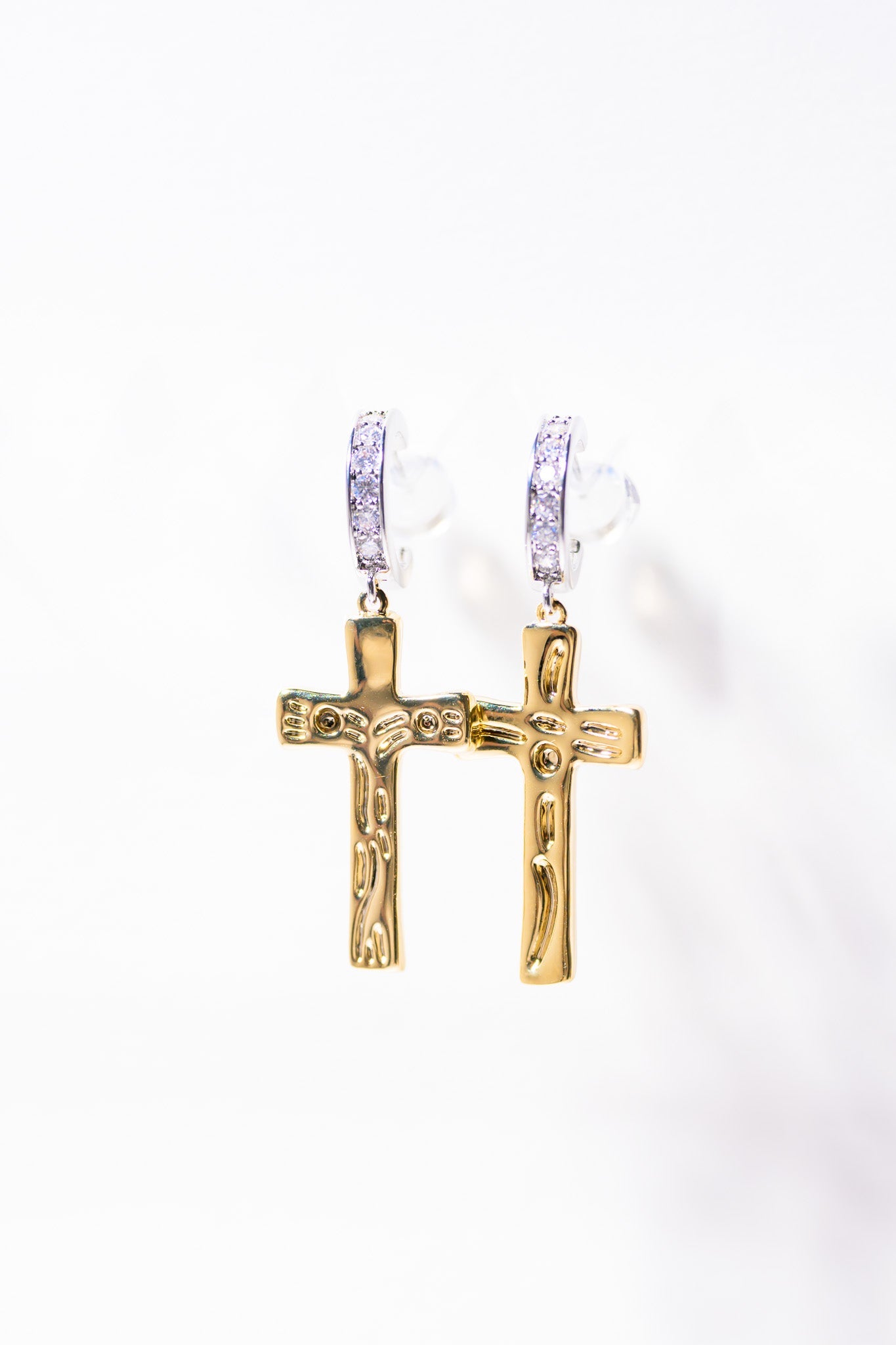 Prince Earrings - Silver Gold