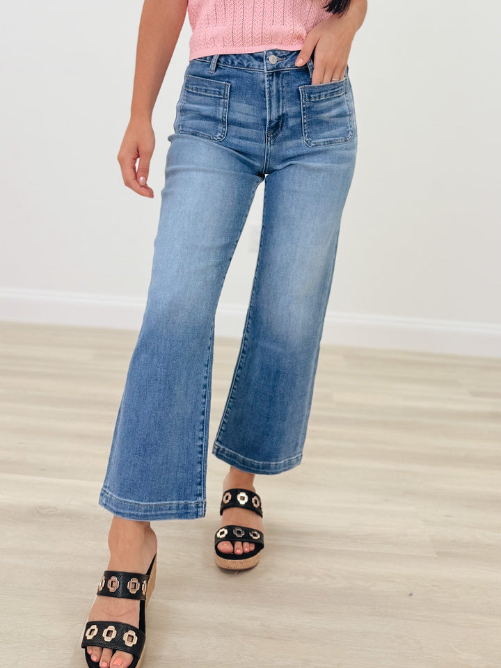 Classic Love By Mica - High Rise Wide Leg Jeans
