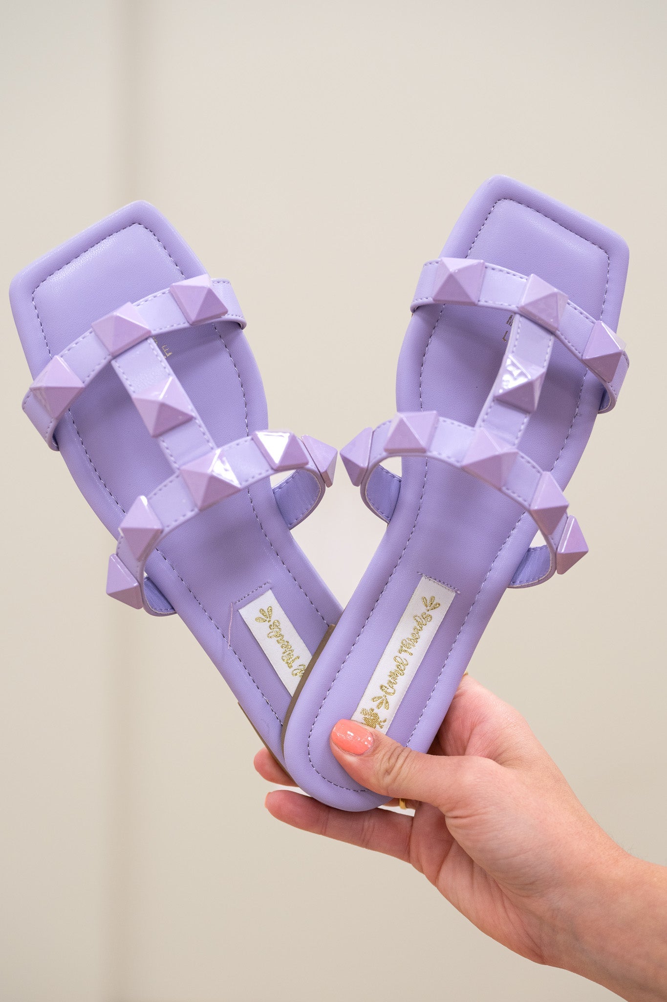 Camel Threads The Mandy Sandals - Light Purple