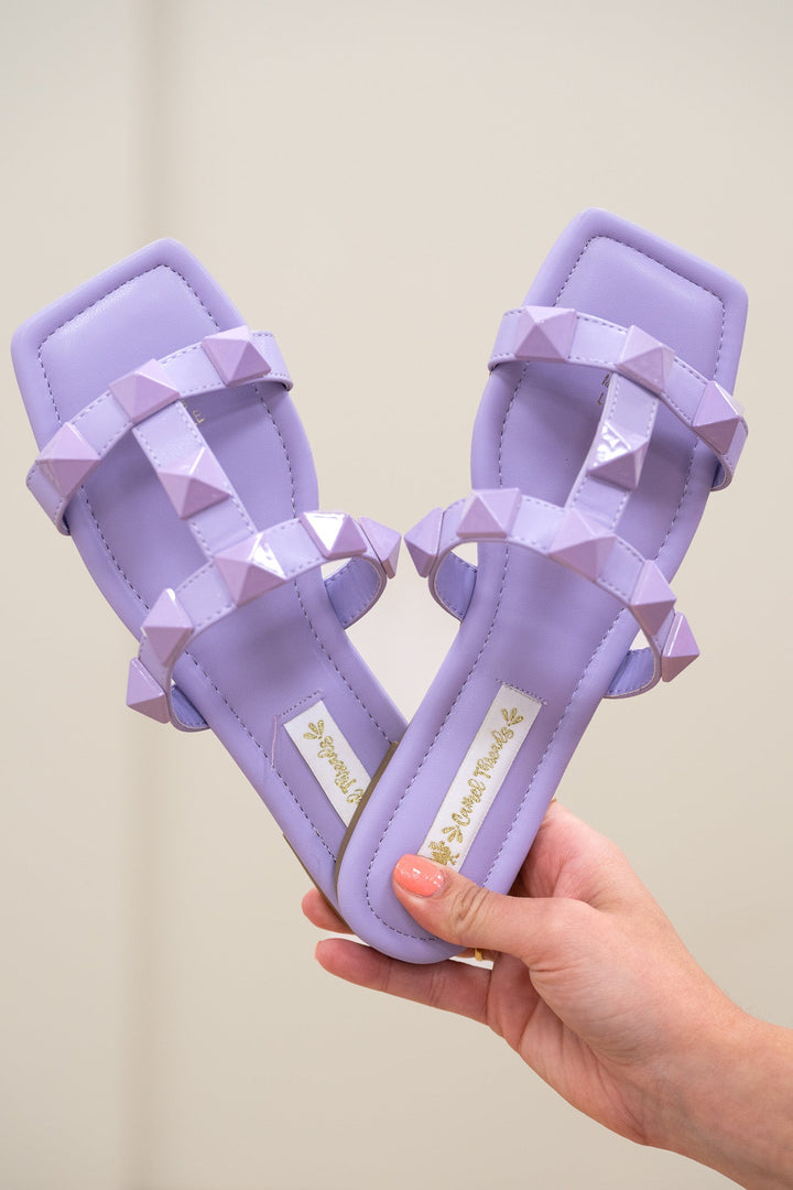 Camel Threads The Mandy Sandals - Light Purple