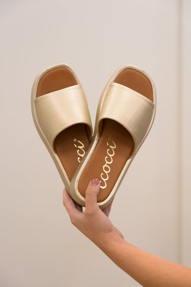 Ccocci Tove Chunky Platform Slide - 2 Colors!