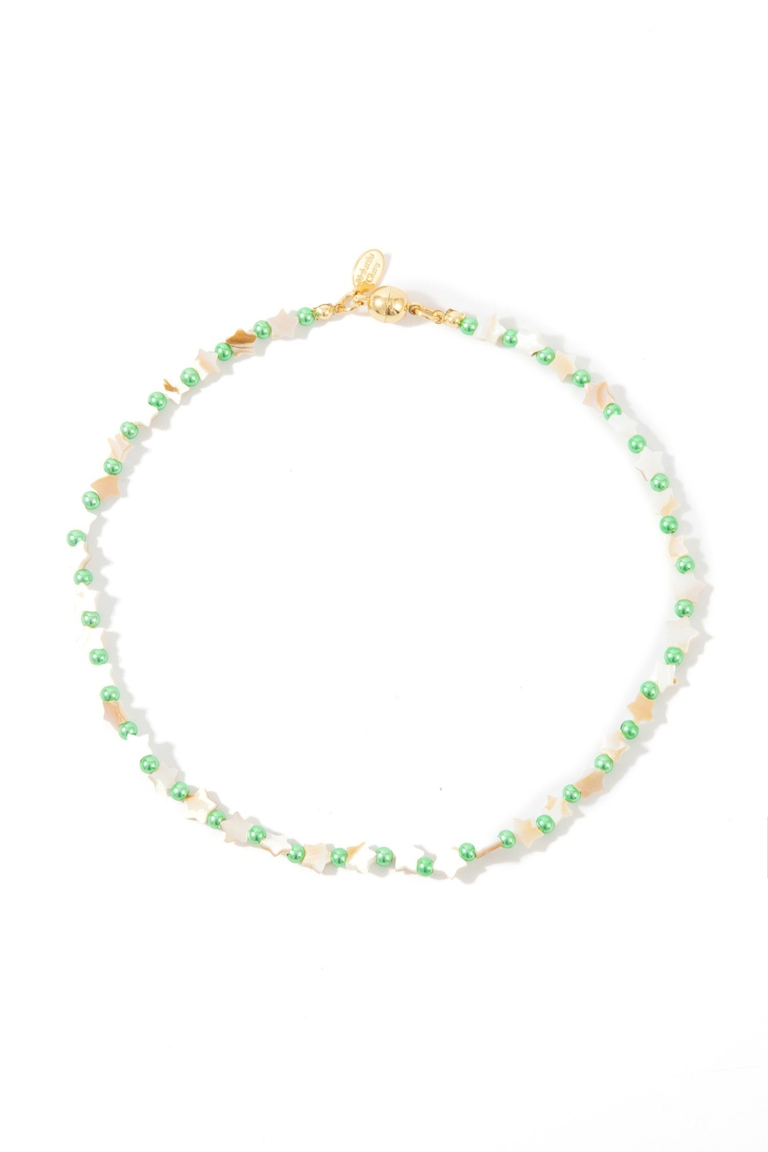 Up Above Necklace - Liquid Metallic Waterfall