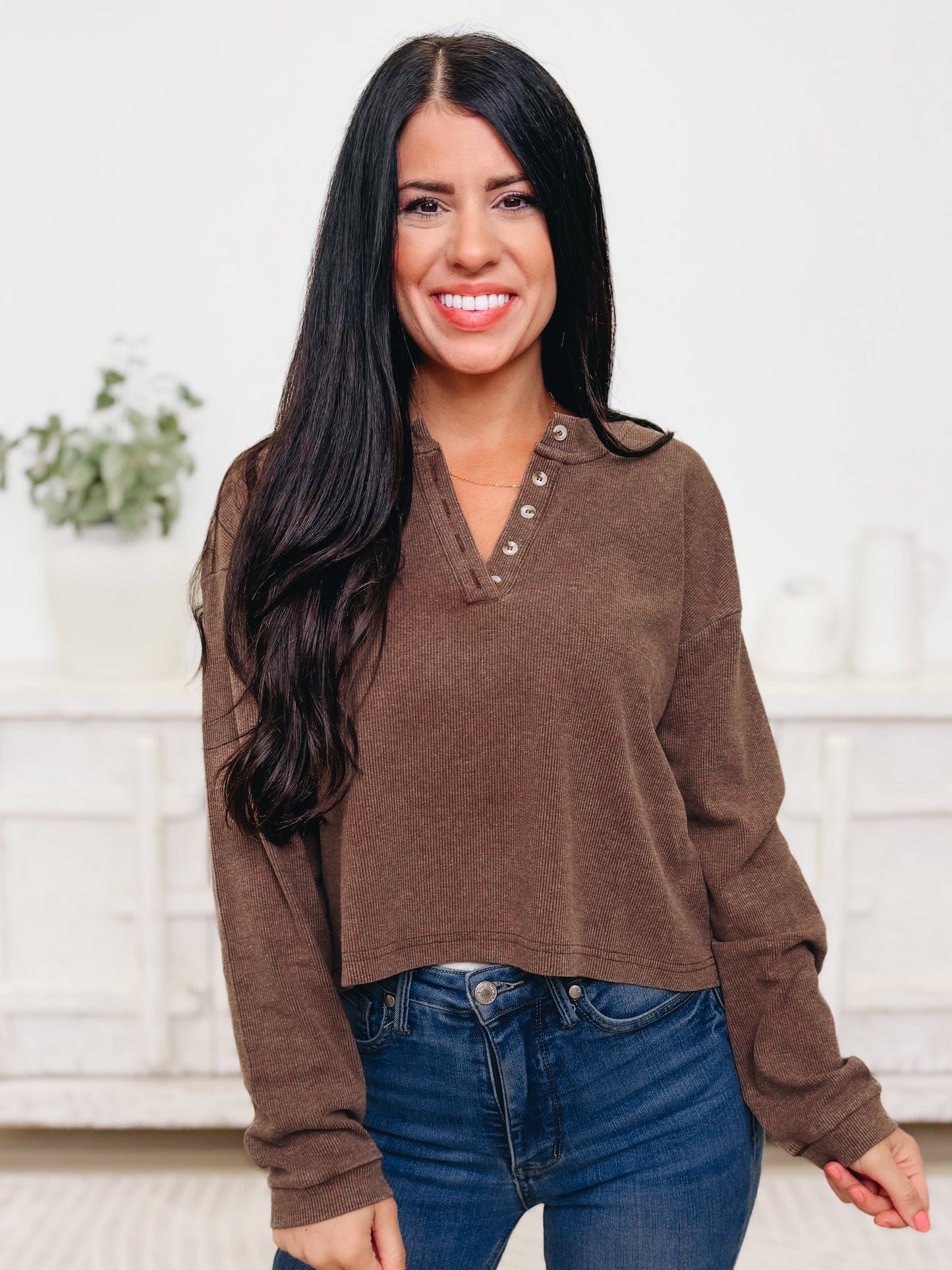 Soft Net Crew Top - 5 Colors!