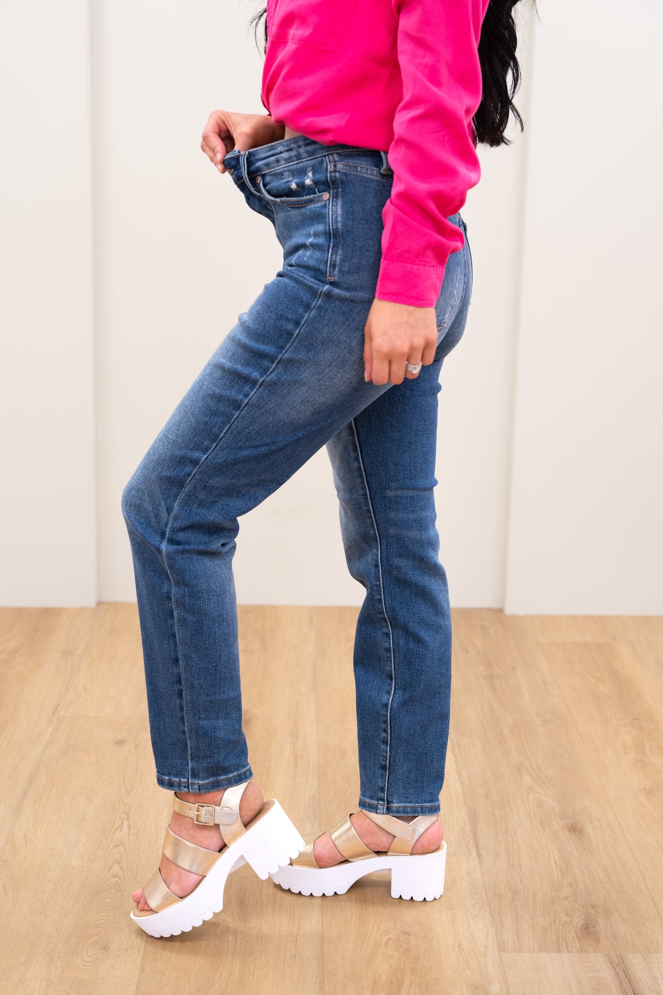 Judy Blue True To You High Rise Tummy Control Slim Fit Jeans